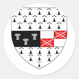 Adesivo Redondo Kilkenny County Crest, Irlanda