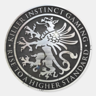 Adesivo Redondo Killer Instinct Sticker