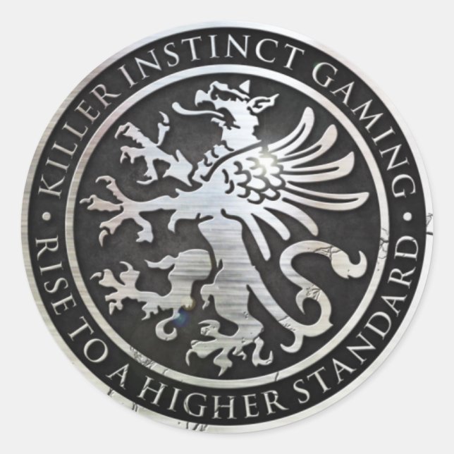 Adesivo Redondo Killer Instinct Sticker (Frente)