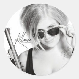 Adesivo Redondo Killmore Stickers