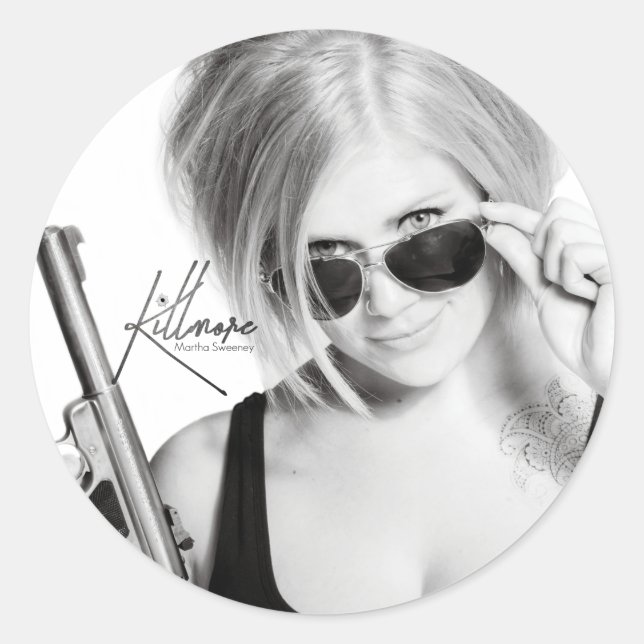 Adesivo Redondo Killmore Stickers (Frente)