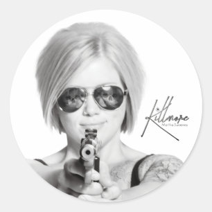 Adesivo Redondo Killmore Stickers