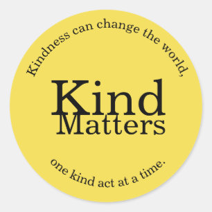 Adesivo Redondo KindMatters