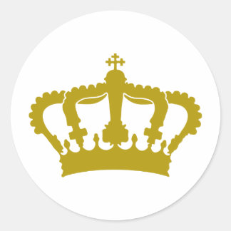 Adesivo Redondo King Crown