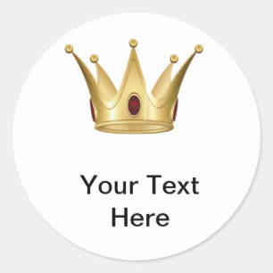 Adesivo Redondo King Crown Sticker Pack