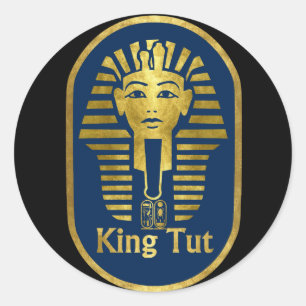 Adesivo Redondo King Tut