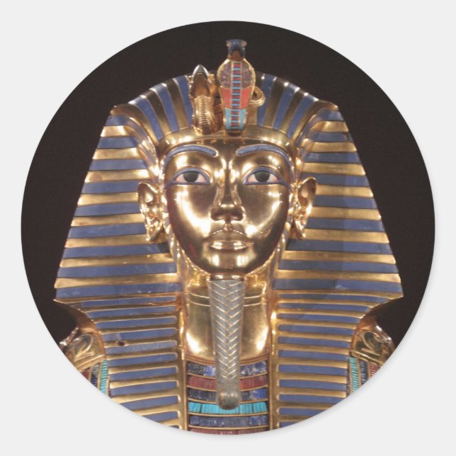 Adesivo Redondo King Tut Sticker (Frente)