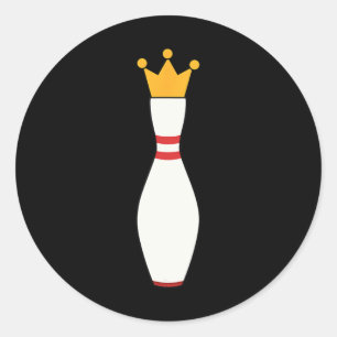 Adesivo Redondo Kingpin T Shirt Boliche League Gift