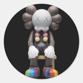 Adesivo Redondo kings em repouso