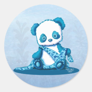 Adesivo Redondo KiniArt Panda Cub