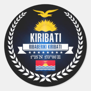Adesivo Redondo Kiribati