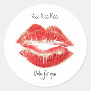 Adesivo Redondo kiss_lips,