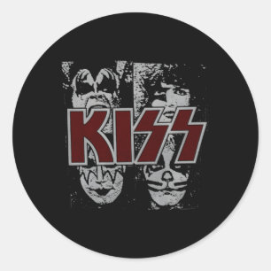 Adesivo Redondo Kiss Stencil