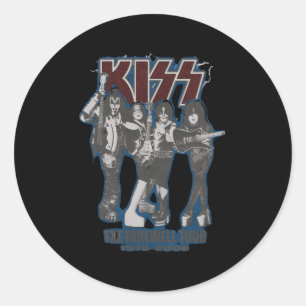 Adesivo Redondo Kiss The Farewell Tour
