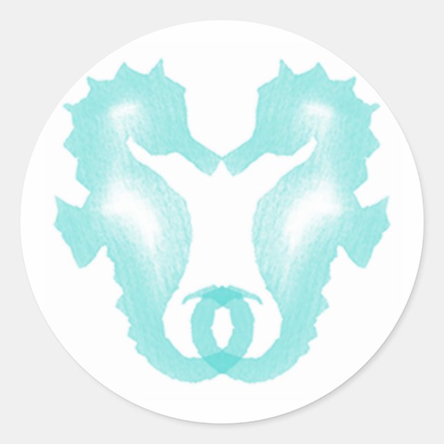 Adesivo Redondo Kissing Seacavalos (Frente)