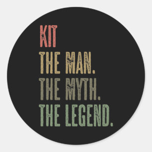 Adesivo Redondo KIT, o Homem, o Mito, a LEGENDA, os Meninos