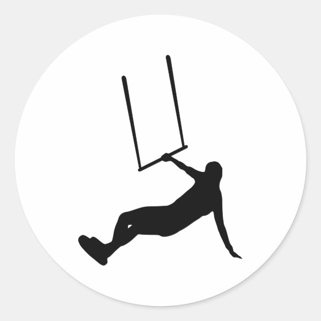 Adesivo Redondo Kiteboard (Frente)