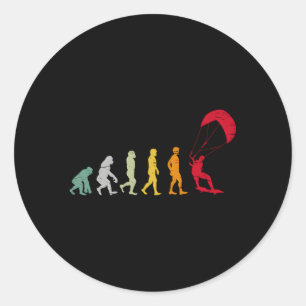 Adesivo Redondo Kitesurfing Kitesurfer Conselho Kitesurfer Kiteboa