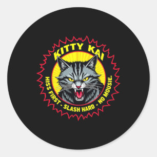 Adesivo Redondo Kitty Kai - Sise Primeiro - Corte Rápido - Sem Rat
