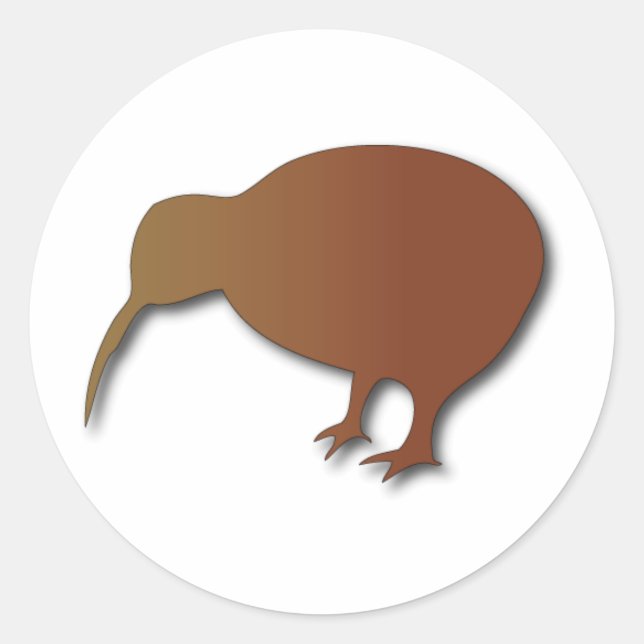 Adesivo Redondo kiwi (Frente)