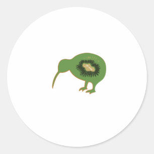 Adesivo Redondo kiwifruit do nz do quivi