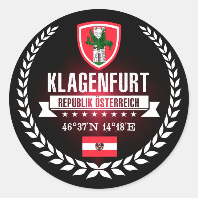 Adesivo Redondo Klagenfurt (Frente)