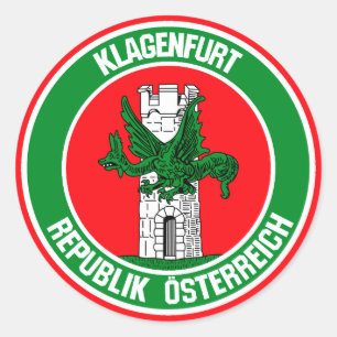 Adesivo Redondo Klagenfurt Round Emblem