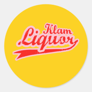 Adesivo Redondo Klam Liquor