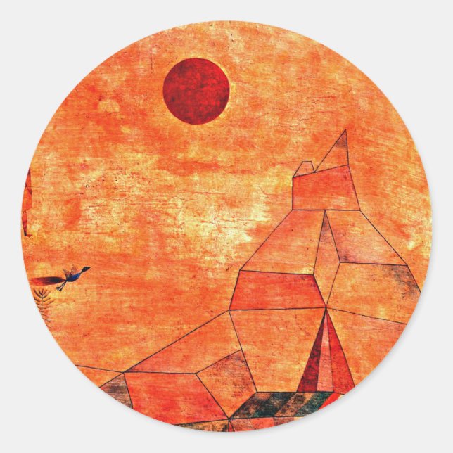 Adesivo Redondo Klee - Marchen (Frente)