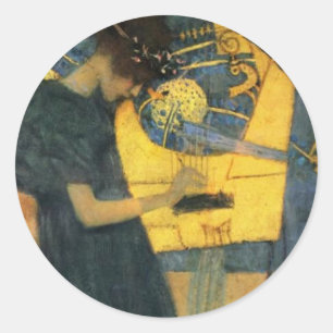 Adesivo Redondo Klimt