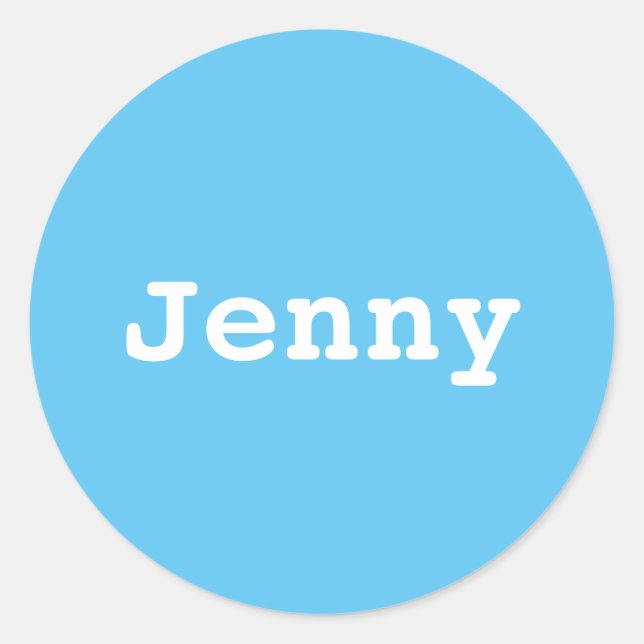 Adesivo Redondo Koffer sticker ontwerpen met je naam (Frente)