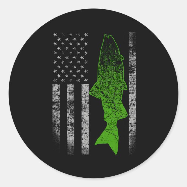 Adesivo Redondo Kokanee Flag Kokanee Fisheries (Frente)