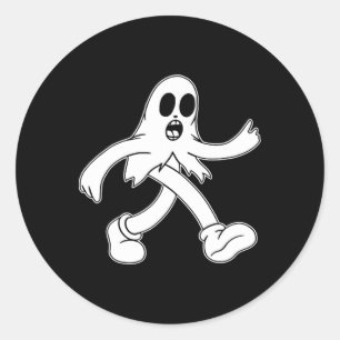 Adesivo Redondo Koko, o palhaço do fantasma