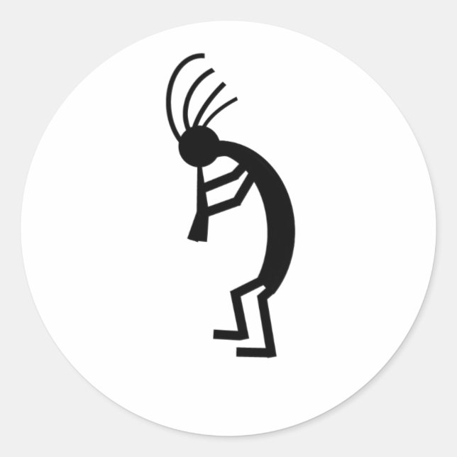 Adesivo Redondo Kokopelli (Frente)