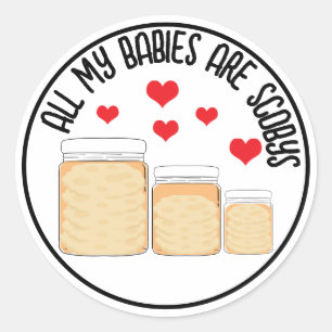 Adesivo Redondo KombuchaScoby-CustomStickers