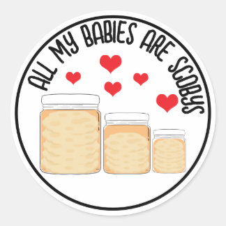 Adesivo Redondo KombuchaScoby-CustomStickers