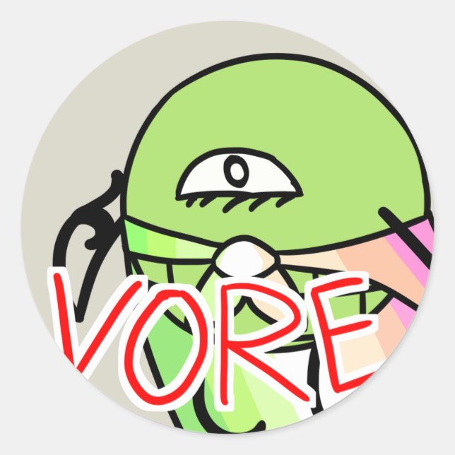 ADESIVO REDONDO KORB VORE 3020 STICKERS (Frente)