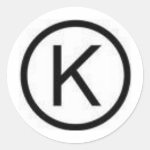 ADESIVO REDONDO KOSHER