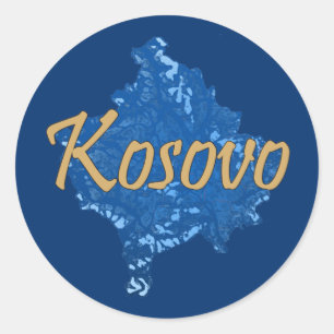 Adesivo Redondo Kosovo