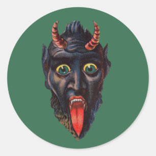 Adesivo Redondo Krampus