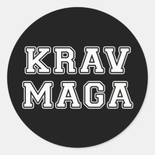 Adesivo Redondo Krav Maga