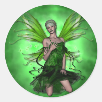 Adesivo Redondo KRW Absinthe Os Autocolantes Verdes