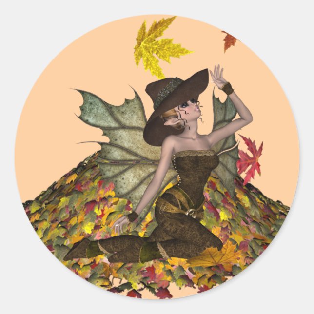 Adesivo Redondo KRW Autumn Faerker (Frente)