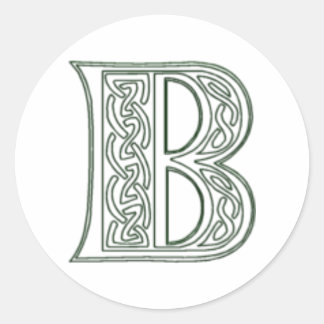 Adesivo Redondo KRW - B - Selo do Monograma Celta