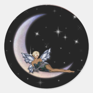 Adesivo Redondo KRW Moon Faery