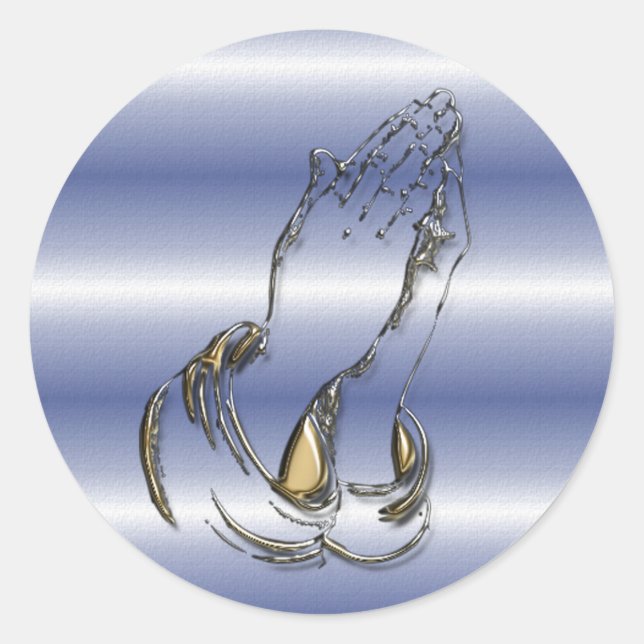 Adesivo Redondo KRW - Palavras Azuis de 3 Polegadas (Frente)