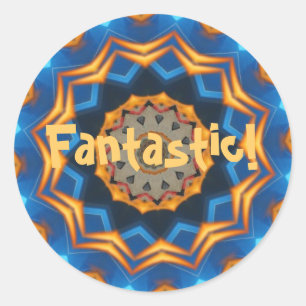 Adesivo Redondo Kudos Sticker Series