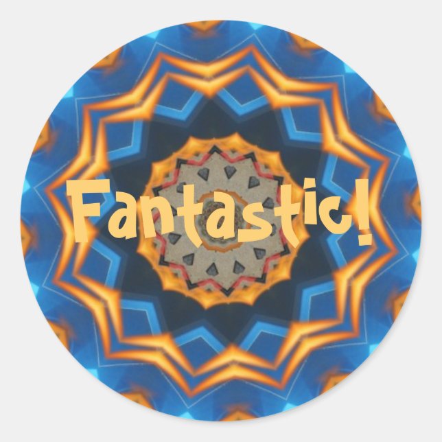 Adesivo Redondo Kudos Sticker Series (Frente)