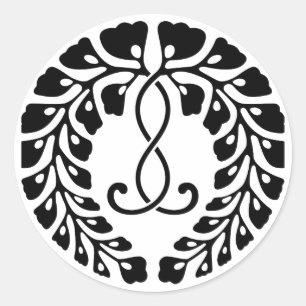 Adesivo Redondo Kujo Wisteria