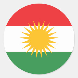 Adesivo Redondo kurdistan